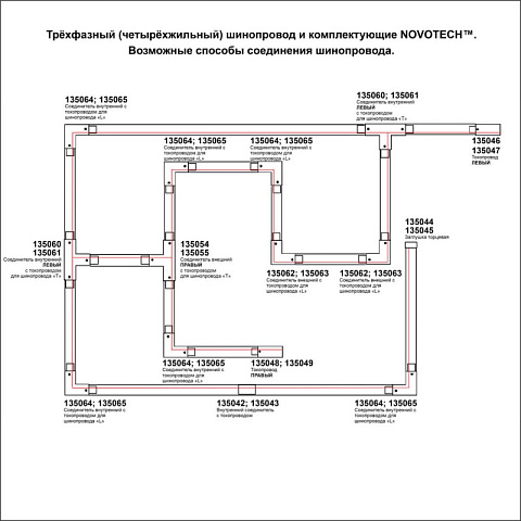 Шинопровод Novotech 135238