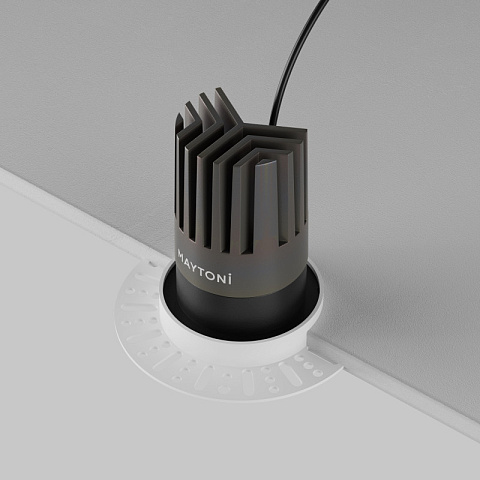 Встраиваемый светильник Maytoni DL121-15W-3K-TRS-B