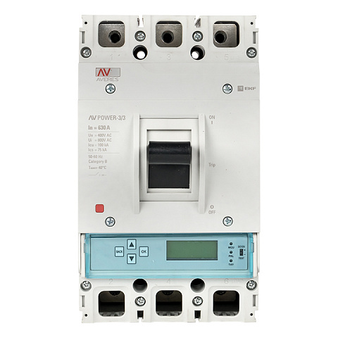EKF Averes Автоматический выключатель AV POWER-3/3 630А 50kA ETU6.0