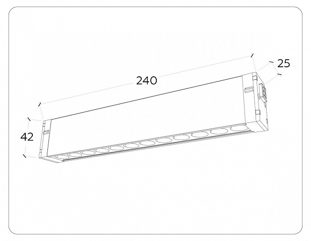 Светильник на шине Ambrella Light GL1301