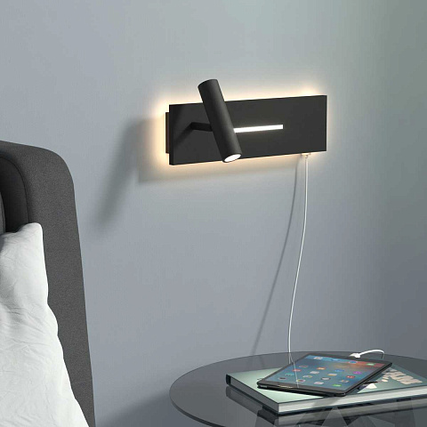 Светодиодный спот Elektrostandard Tuo MRL Led 1117 черный a058495