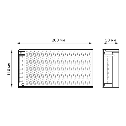 Блок питания Gauss Led Strip PS 12V 250W IP20 25A 202003250