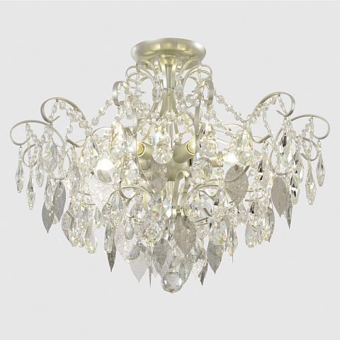 Накладная люстра Crystal Lux ESMIRALDA PL6 SILVER