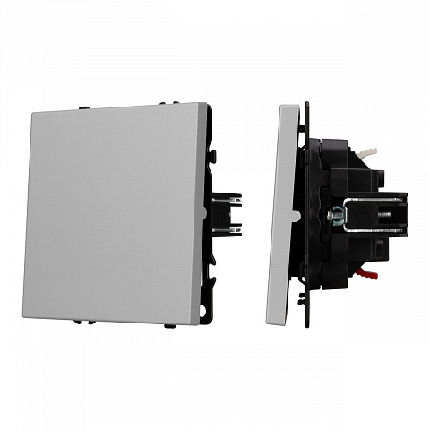 Механизм выключателя одноклавишный проходной SWT-NOBE-MKP1-SFPL-IS (230V, 10A) Arlight 059433