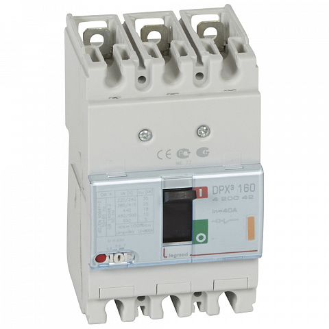 Legrand DPX3 160 Автоматический выключатель 3P 40А 25kA