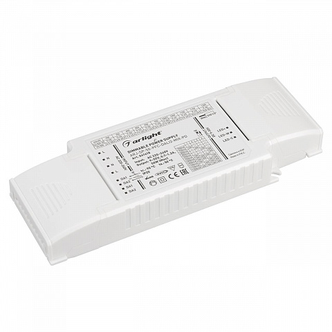 Блок питания ARJ-SP-50-PFC-DALI2-MIX-PD (50W, 9-55V, 0.7-1.2А) (Arlight, IP20 Пластик, 5 лет) 041418