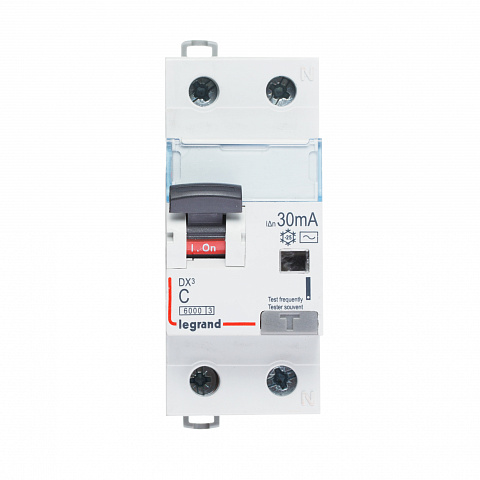 Legrand DX3 Дифференциальный автоматический выключатель 1P+N 25А (С) 30MA-AC