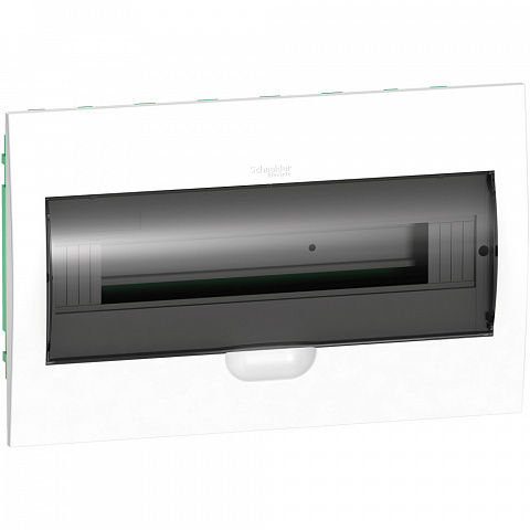 Systeme Electric EASY 9 Корпус встраиваемый с прозрачной дверью 1ряд/18мод, IP40, IK07, 63А, 2 клеммы