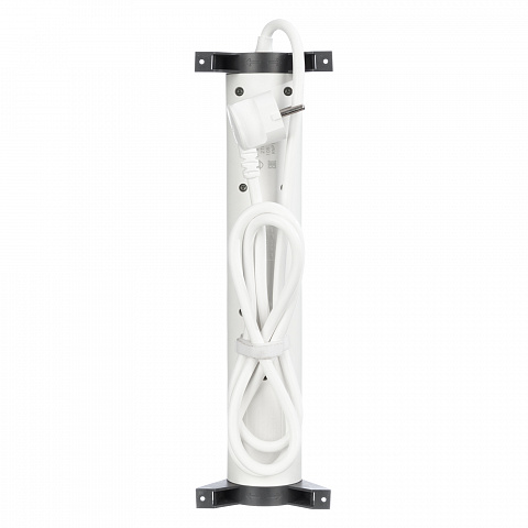 Legrand Revolution Комфорт Бело-черный Удлинитель 3x2К+З с 2xUSB A+C (3А), кабель 1,5м, плоские розетки, УЗИП с индикацией, фиксируемый поворотный бло