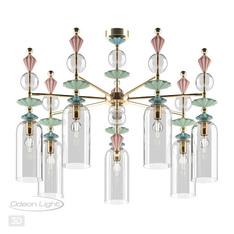Люстра на штанге Odeon Light 4855/7C