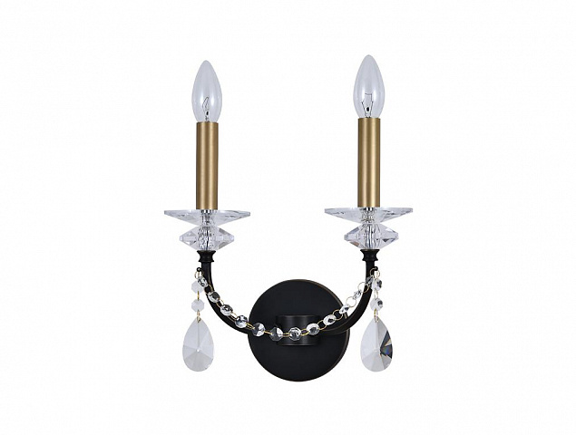 Бра Newport 3972/A black+brass
