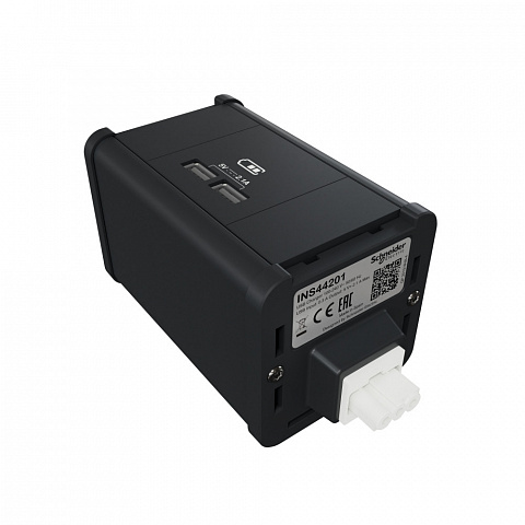 Schneider Electric Unica System+ Блок 2xUSB типа A/A АНТРАЦИТ