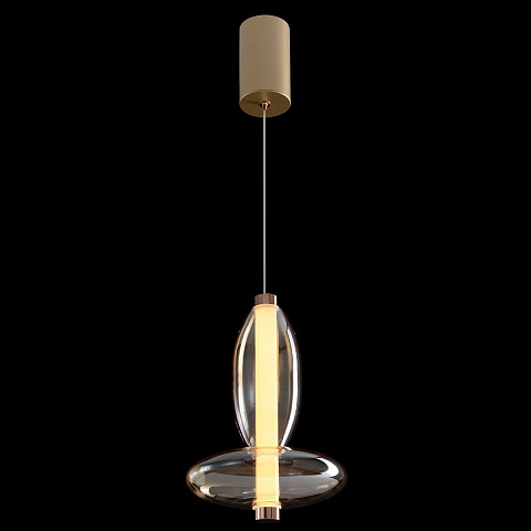 Подвесной светодиодный светильник Crystal Lux Quasar SP10W Led Amber