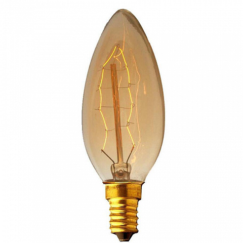 Лампа накаливания E14 40W прозрачная 3540-G