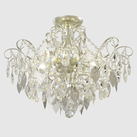 Накладная люстра Crystal Lux ESMIRALDA PL6 SILVER