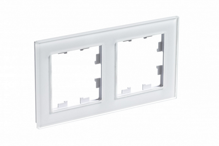 Systeme Electric AtlasDesign Nature Стекло белый Рамка 2-ая