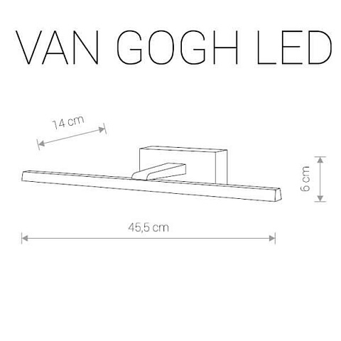 Подсветка для зеркал Nowodvorski Van Gogh Led 9346