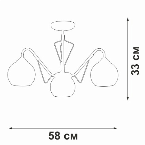 Люстра на штанге Vitaluce V3951-7/3PL