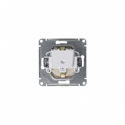 Systeme Electric AtlasDesign Алюминий Розетка с/з, со шторками, с крышкой, 16А, в сборе