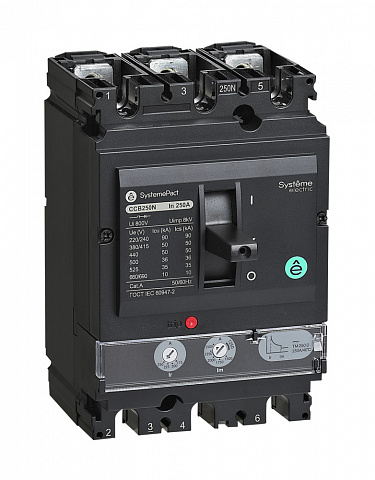 Systeme Electric Автоматический Выключатель SYSTEMEPACT CCB250 36KA 3P3D TMD200 рычаг