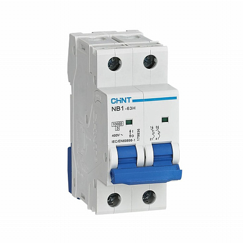 CHINT Авт. выкл. NB1-63H 2P 25A 10кА х-ка C (R)