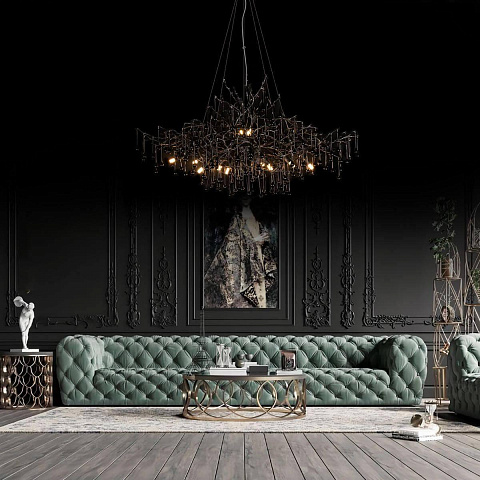 Подвесная люстра LOFT IT 10067/1500 BK