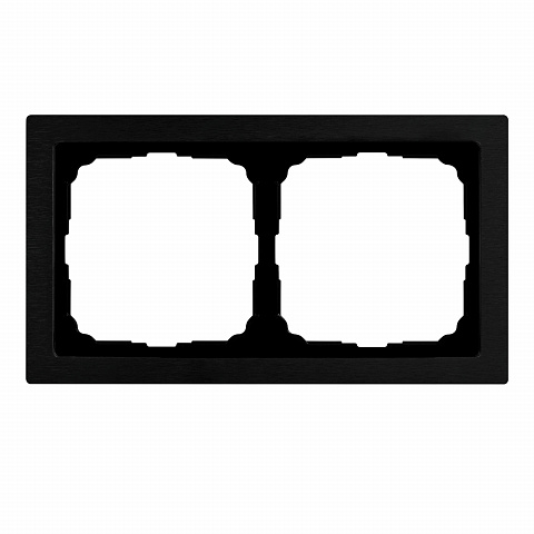 Systeme Electric ArtGallery Pure Металл Оникс Рамка 2-ая