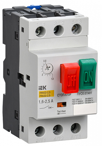 IEK Пускатель ПРК32-25 In=25A Ir=20-25A Ue 660В