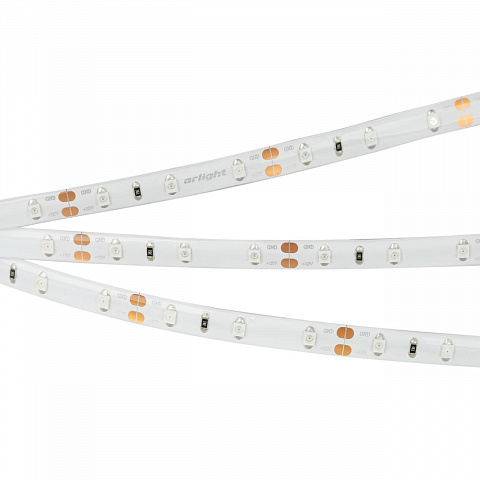 Светодиодная влагозащищенная лента Arlight 4,8W/m 60LED/m 2835SMD желтый 5M 015731(2)