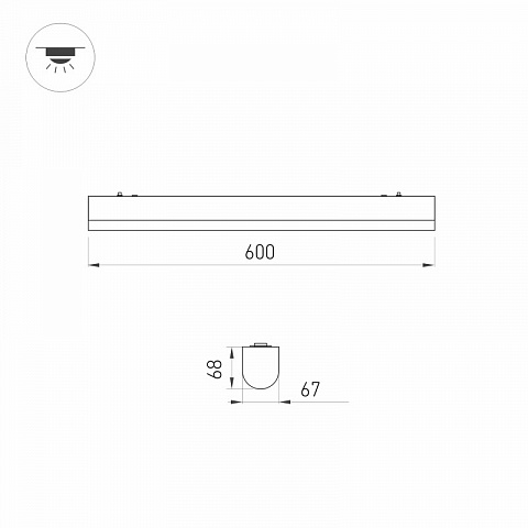 Офисный светильник Arlight 052767
