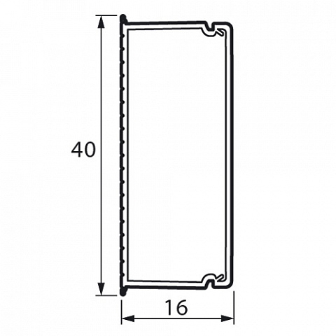Legrand Metra Мини-канал пластик 40x16мм (2м)