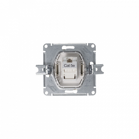 Systeme Electric AtlasDesign Алюминий Розетка компьютерная RJ45, механизм