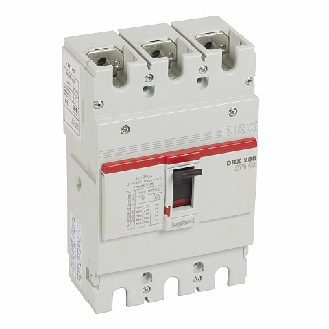 Legrand DRX250 Выключатель силовой автоматический термомагнитный MT 250A 3P 18KA