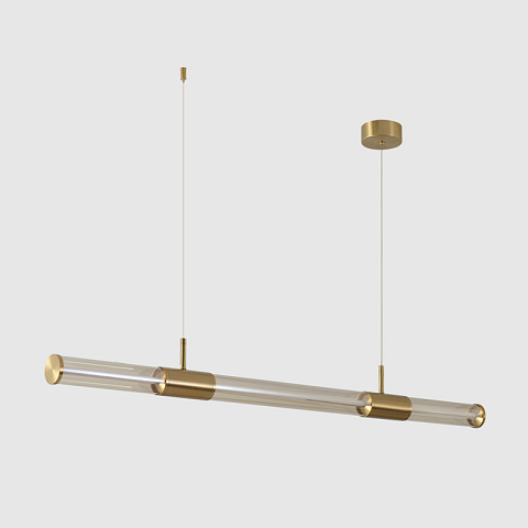 Подвесной светильник Crystal Lux LINEUP SP24W LED BRASS