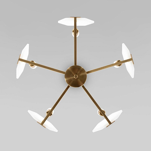 Потолочная люстра Eurosvet Marble 60158/5 латунь Smart