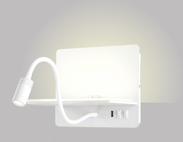 Бра Crystal Lux DUO AP9W LED WH