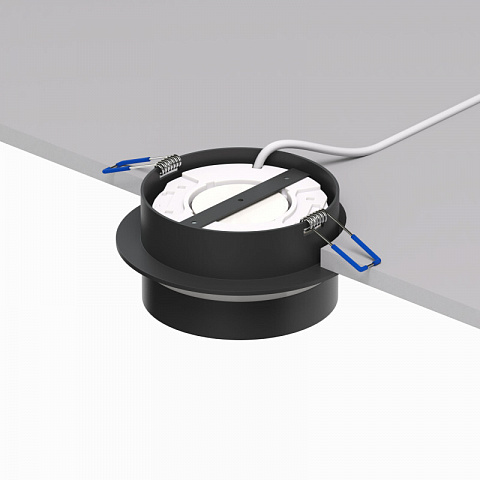 DK2100-BK Встраиваемый светильник NIKO, IP 20, до 15 Вт, GX53, LED, черный, акрил, алюминий