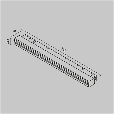 Светильник на шине Maytoni TR106-4-18W-DS-B