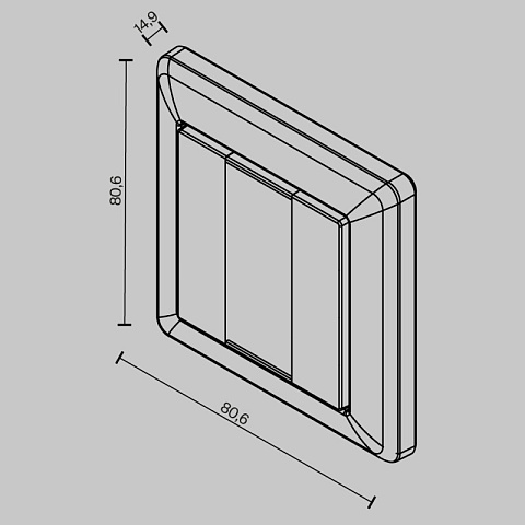 Настенная панель управления Maytoni 721043