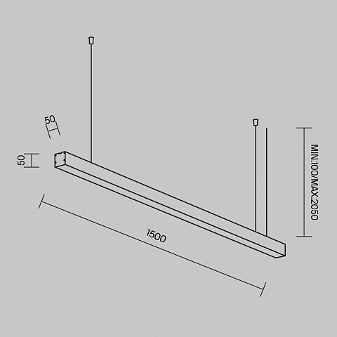 Линейный светильник Maytoni Technical LL312022