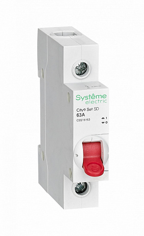 Systeme Electric City9 Set Выключатель нагрузки (ВН) 1P 63А 230В