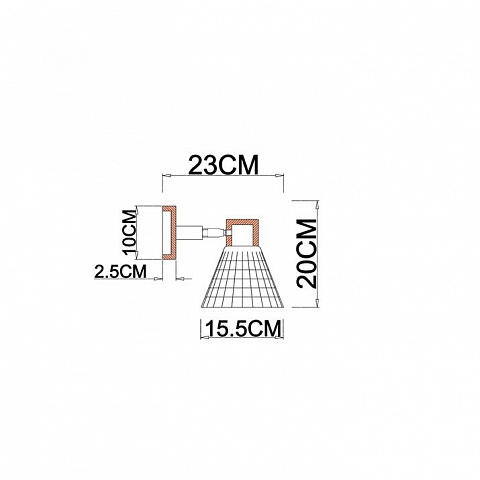 Спот ARTE Lamp A4096AP-1BR