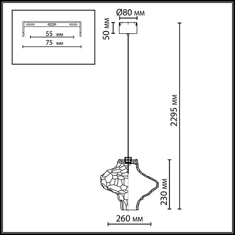 Подвесной светильник Odeon Light 5108/3LA