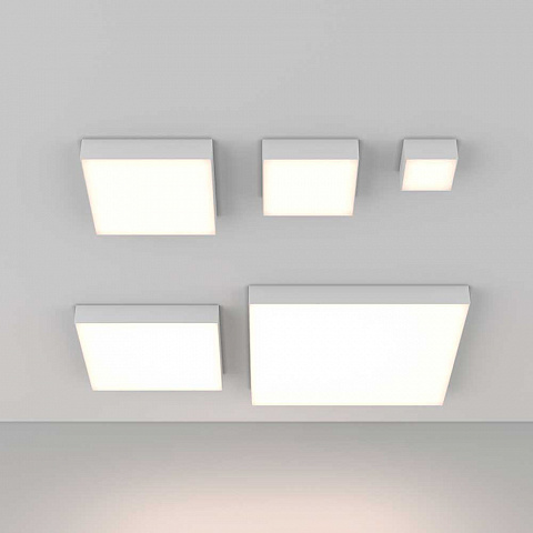 Накладной светильник Maytoni C032CL-24W4K-SQ-W