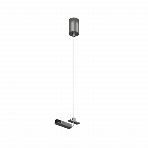 TR5717-DN Подвод питания для подвесного монтажа трека SHINE BASE, 48V DC, IP20, 2м, темный никель, алюминий