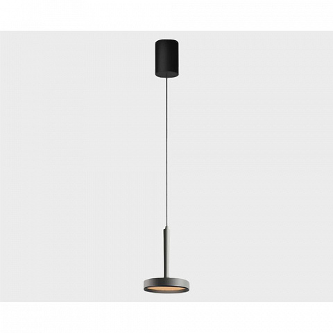 Подвесной светильник Italline IT02-025 dark silver 3000K+IT02-024 black