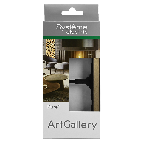 Systeme Electric ArtGallery Pure Металл Латунь Рамка 2-ая