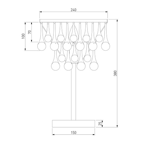Настольная лампа Bogates Gutta 01126/1 a068864