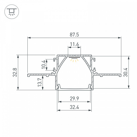 Профиль Arlight 058472