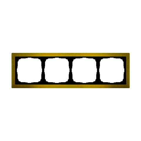 Systeme Electric ArtGallery Pure Металл Золото Рамка 4-ая